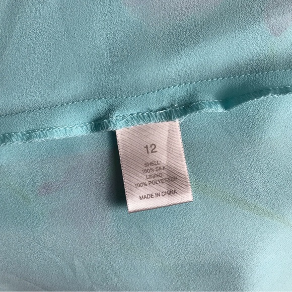 DKNY 100% Silk Floral Slip Dress - Picture 7 of 11